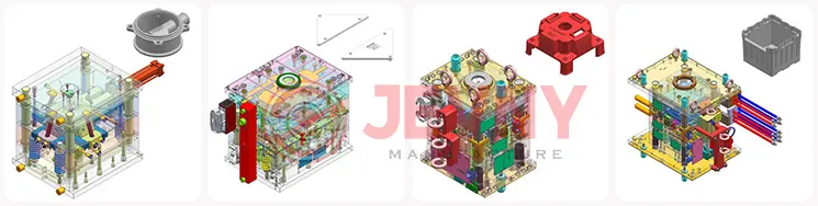 Custom mold design at Jevny Manufacturing - 3D visualization